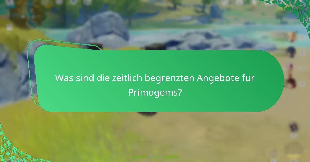 Welche speziellen Events bieten Primogems?